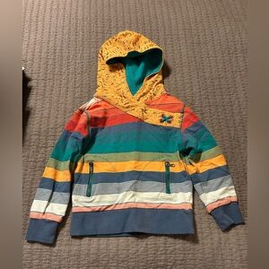Matilda Jane EUC Secret Handshake Paper Airplane Multicolored Cotton Hoodie